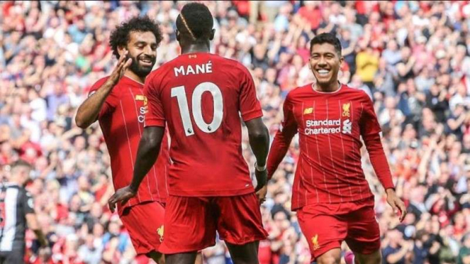 Trio penyerang Liverpool, Mohamed Salah, Sadio Mane, dan Roberto Firmino harus tampil di Boxing Day.