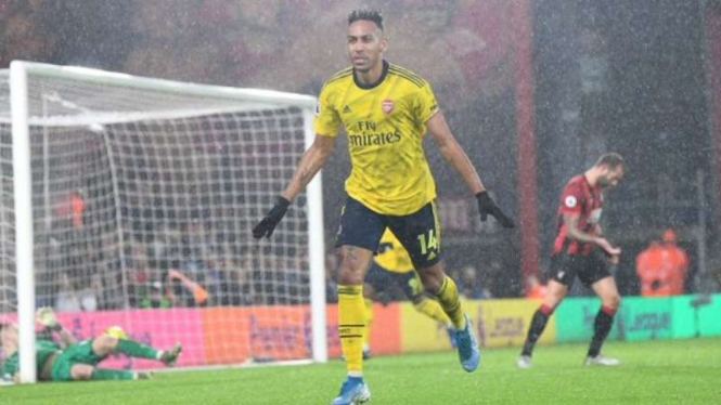 Striker Arsenal, Pierre Emerick-Aubameyang.