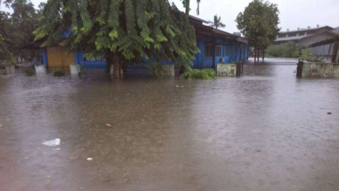 Banjir di Jl. Rawa Terate II, Pulogadung, Jakarta Timur