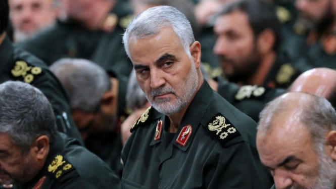 Departemen Pertahanan AS alias Pentagon menyebut Jenderal Soleimani dibunuh atas perintah presiden". - AFP/Getty"