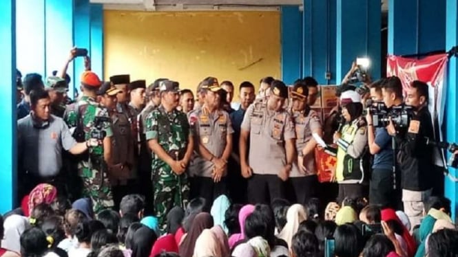 Panglima TNI Marsekal Hadi Tjahjanto dan Kapolri Jenderal idham Azis 