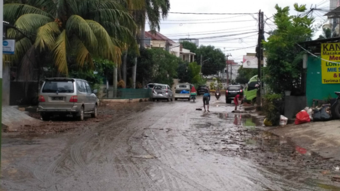 Wilayah terdampak banjir di Daan Mogot