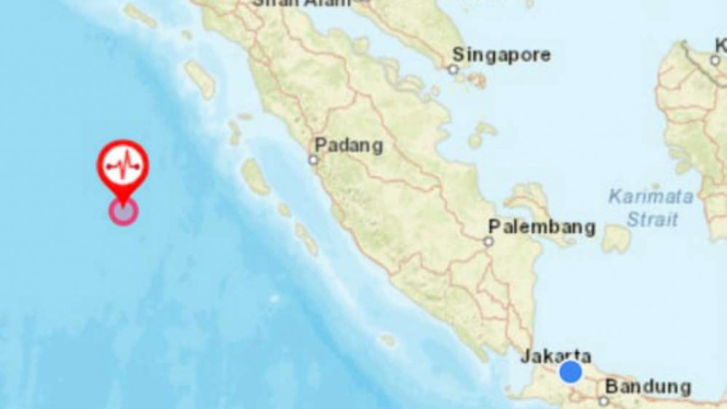 Wilayah Pantai Selatan Nias Selatan, Sumatera Utara diguncang gempa tektonik 6,9 magnitudo
