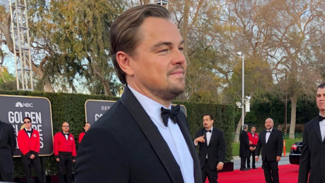 Leonardo Di Caprio di Golden Globes 2020.