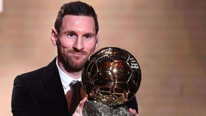 Lionel Messi memenangkan Ballon d'Or 2019