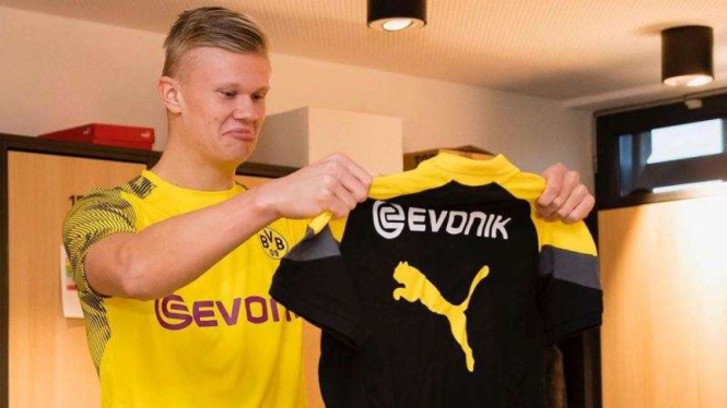 Penyerang Borussia Dortmund, Braut Erling Haaland