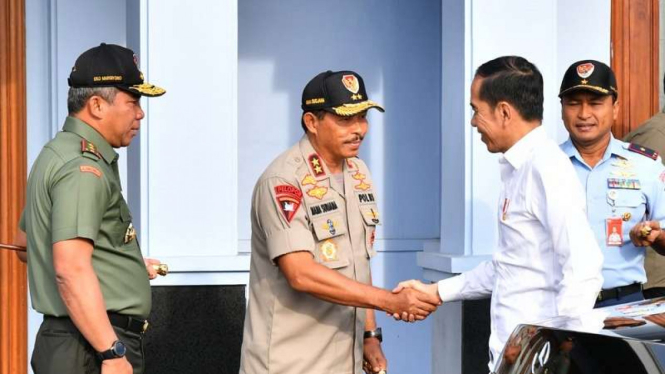 Presiden Joko Widodo (Jokowi) bertolak ke Natuna, Kepulauan Riau 
