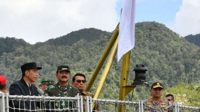 Presiden Jokowi di Natuna