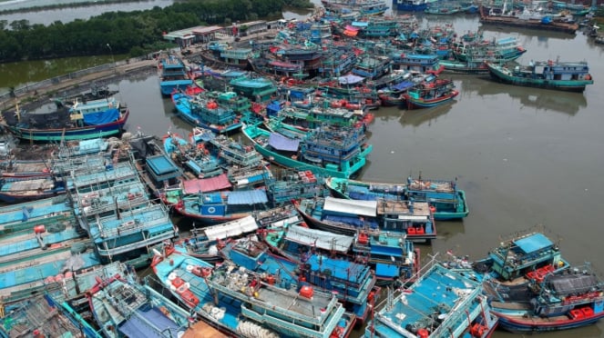 Foto: Pescadores de Tegal estão prontos para ir para Natuna