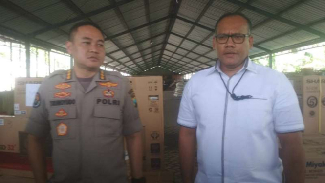 Direktur Reserse Kriminal Khusus Polda Jatim Komisaris Besar Polisi Gidion Arif Setiawan