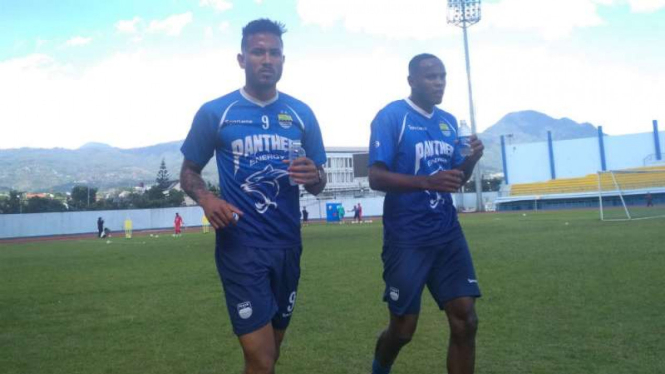 Pemain seleksi Persib Bandung, Wander Luiz dan Joel Vinicius