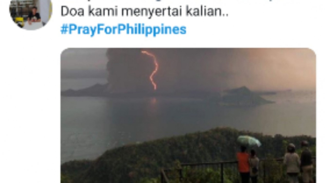 Tagar Pray for Philippines trending di Twitter