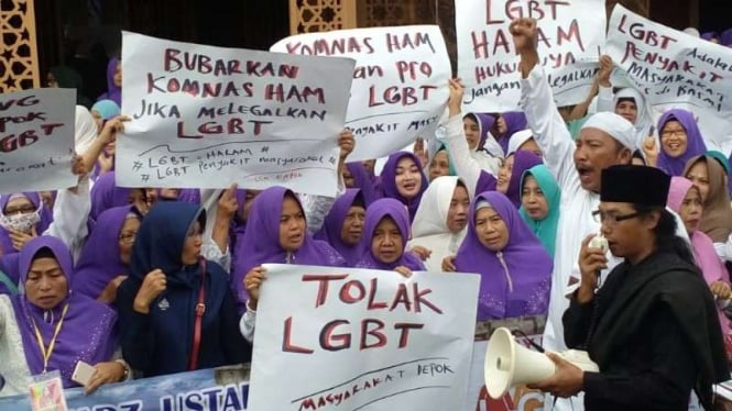 Warga Depok mendukung razia LGBT