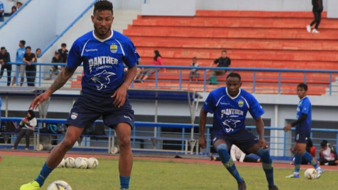 Dua pemain asing Persib Bandung, Wander Luiz dan Joel Vinicius