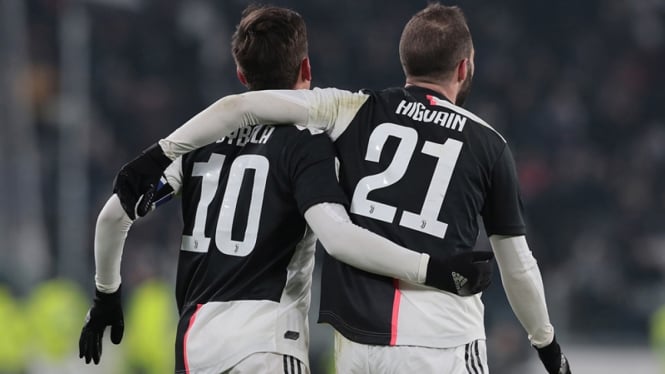 Striker Juventus, Paulo Dybala dan Gonzalo Higuain