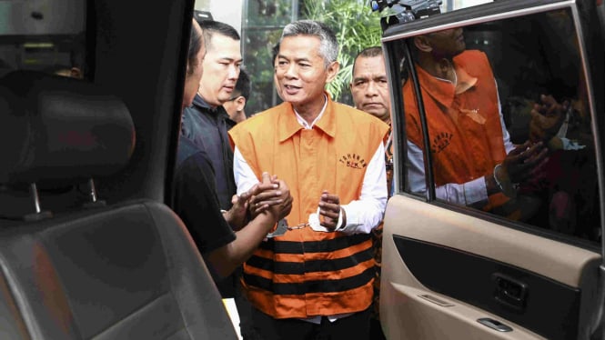 Eks komisioner KPU Wahyu Setiawan ditahan KPK