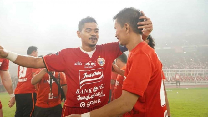 Ismed Sofyan bersama Bambang Pamungkas