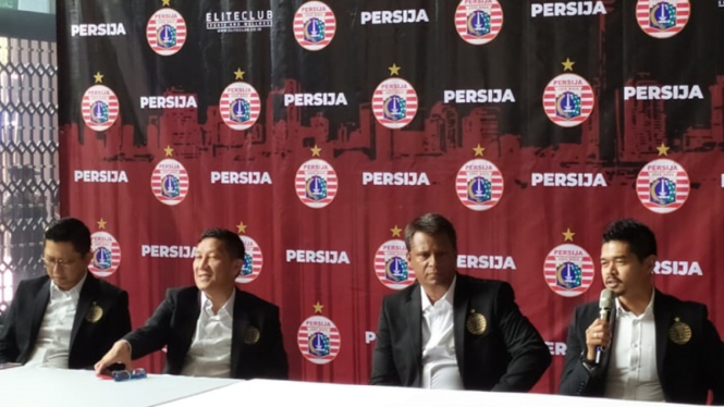 Konferensi pers jajaran manajemen Persija Jakarta