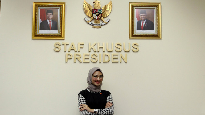 Angkie Yudistia, Staf Khusus Milenial Presiden Joko Widodo