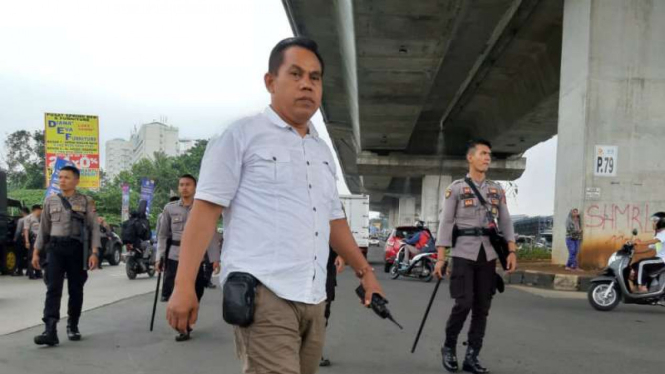 Polisi amankan bentrokan dua ormas di Bogor.