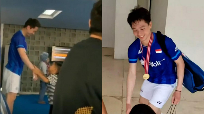 Kevin Sanjaya dan Anak-anak The Daddies.