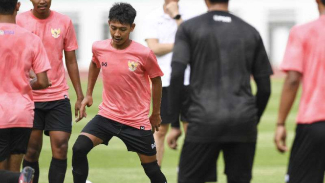 Gelandang Timnas Indonesia U-19, Beckham Putra Nugraha.