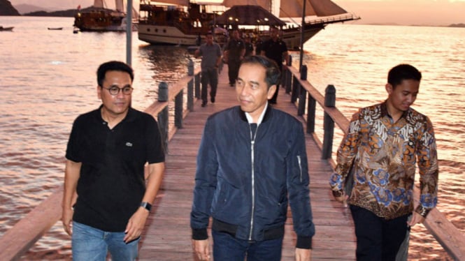 Presiden Jokowi di Labuan Bajo, NTT