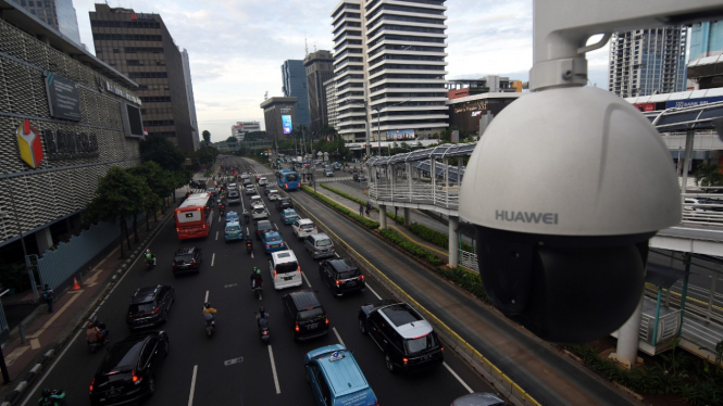 Kamera E-TLE di Jakarta