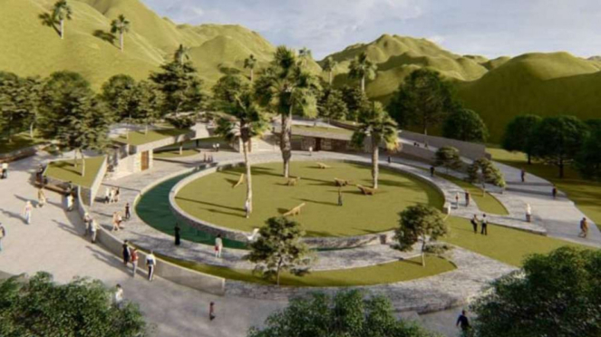 Desain Jurassic Park di Pulau Rinca, Labuan Bajo.