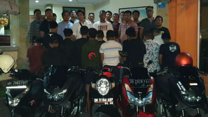 14 Pelajar Diamankan Polisi karena ikut Geng Motor Begal di Bali
