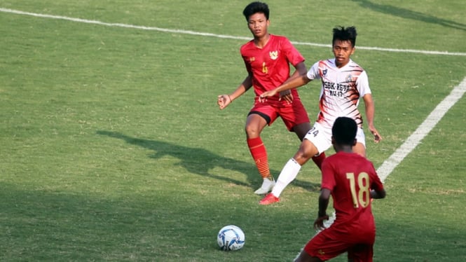 Uji coba Timnas Indonesia U-16 vs PSBK Blitar