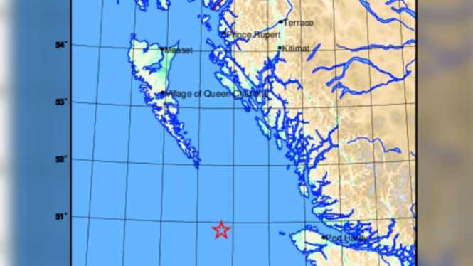 Ilustrasi Gempa bumi di Pulau Vancouver Kanada
