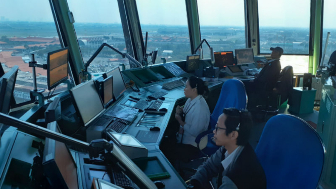  Gedung Jakarta Air Traffic Service Center (JATSC) Airnav, Bandara Soetta