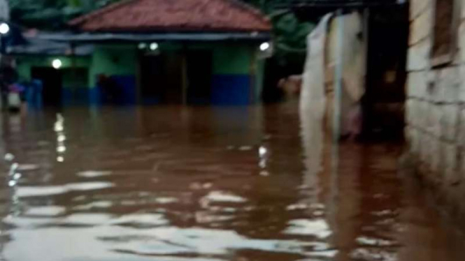 Rumah di Cipulir terendam banjir