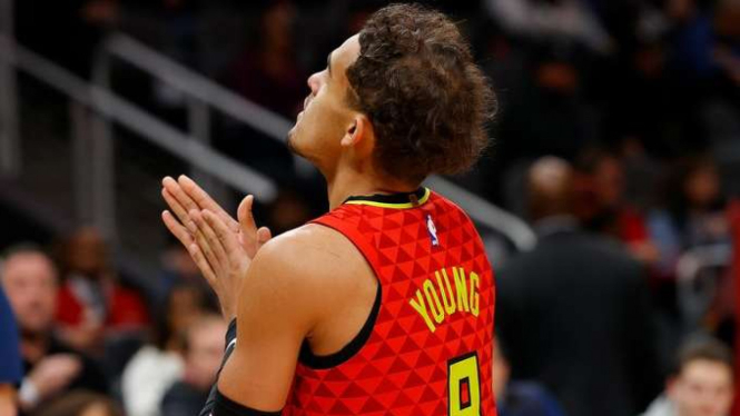 Pemain Atlanta Hawks, Trae Young.