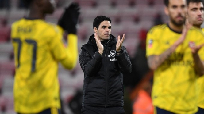 Manajer Arsenal, Mikel Arteta