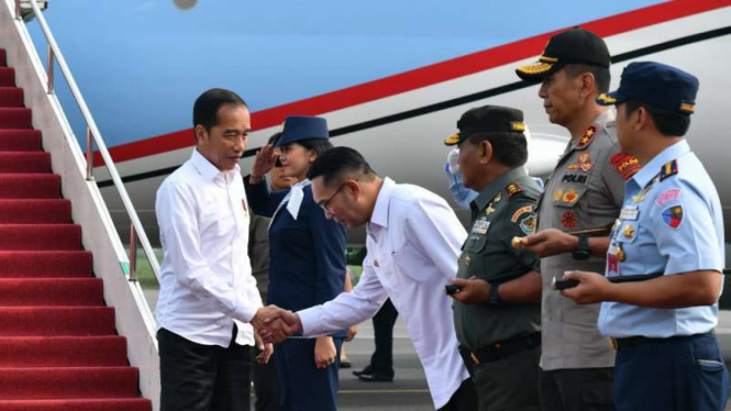 Presiden Joko Widodo saat kunjungan kerja.