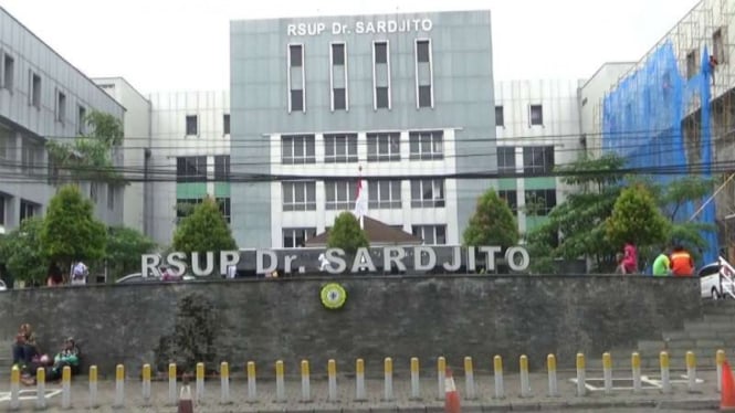 Rumah Sakit Umum Pusat Dr Sardjito di Kabupaten Sleman, Daerah Istimewa Yogyakarta.