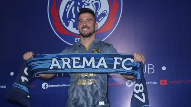 Striker anyar Arema FC, Jonathan Bauman