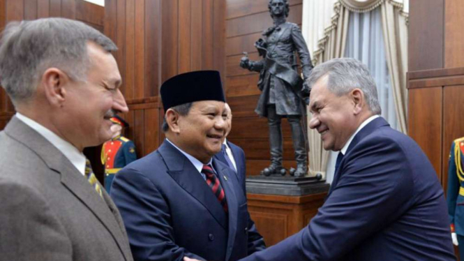 Menteri Pertahanan Prabowo Subianto kunjungan ke Moskow, Rusia.