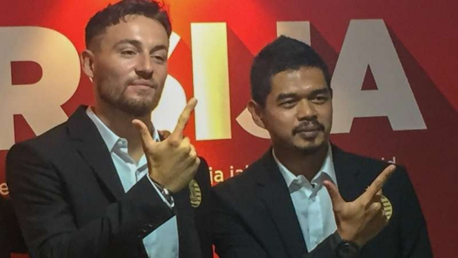 Persija Jakarta kenalkan rekrutan baru, Marc Klok.