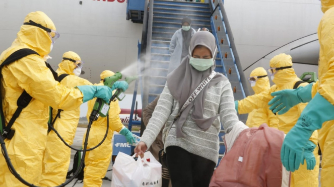 Evakuasi WNI di Wuhan Terkait Penyebaran Virus Corona.