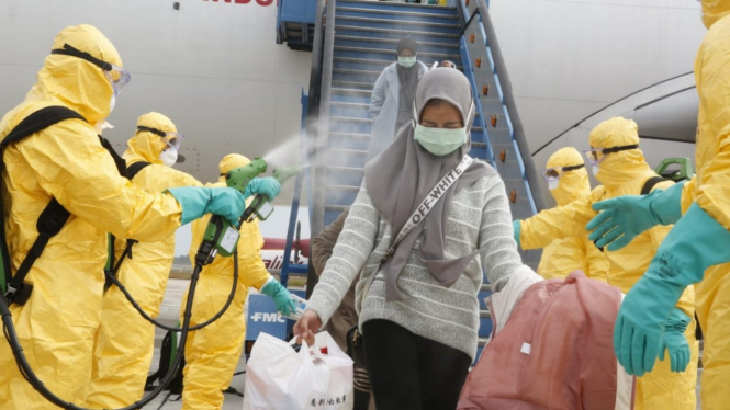 Evakuasi WNI di Wuhan Terkait Penyebaran Virus Corona.