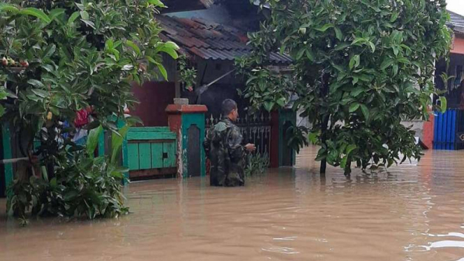 Banjir di Kecamatan Periuk Kota Tangerang, Banten