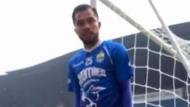 Winger anyar Persib Bandung, Zulham Zamrun, langsung ikut latihan