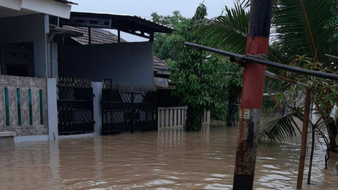 Banjir rendam ratusan rumah di Tangerang 