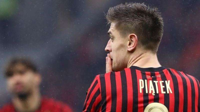 Krzysztof Piatek saat masih membela AC Milan