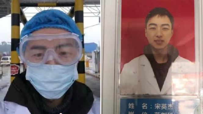 Petugas medis di China meninggal akibat kelelahan.