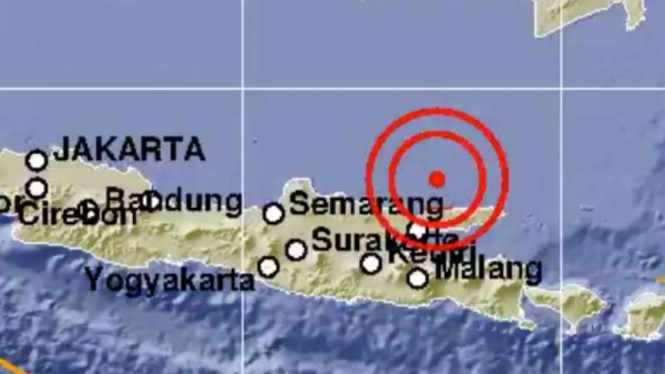 Gempa di Bangkalan, Madura.