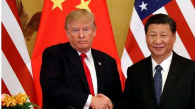 Presiden Amerika Serikat Donald Trump dan Presiden China Xi Jinping.